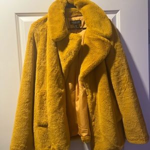 Faux fur coat